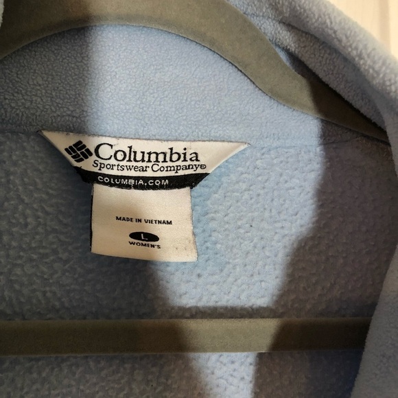 Columbia blue fleece  zip up‎ - Picture 3 of 4